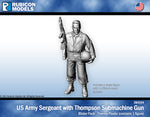284104 US Army Sergeant with Thompson SMG- Thermoplastic