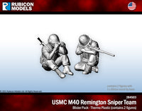 284503 USMC M40 Remington Sniper Team- Thermoplastic