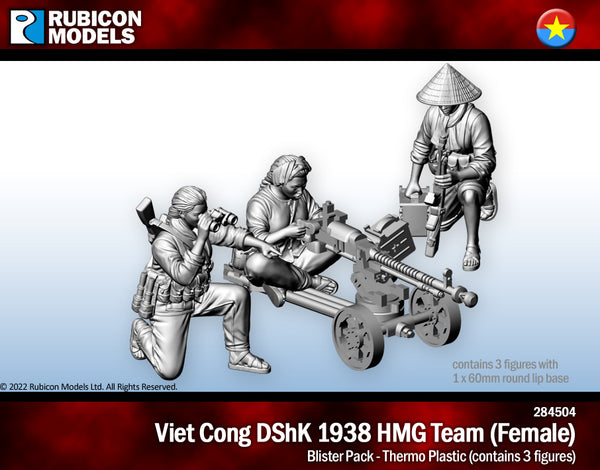284504 VC DShK 1938 HMG Team (Female Crew)- Thermoplastic