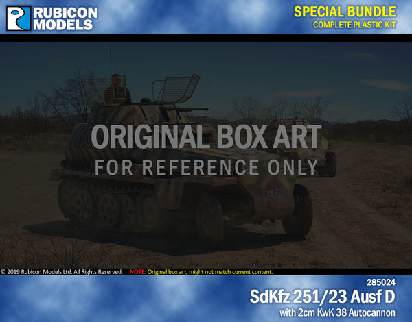 SdKfz 251/23 Ausf D with 2cm KwK 38 Autocannon Bundle: 280018+280048