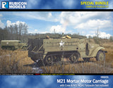 M21 Mortar Motor Carriage or M3/M3A1 with Tarpaulin Set Bundle: 280027+280053