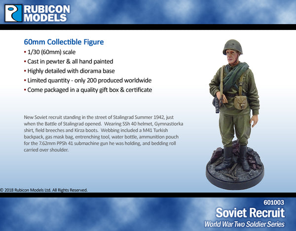 ~Soviet Recruit- Pewter 60mm