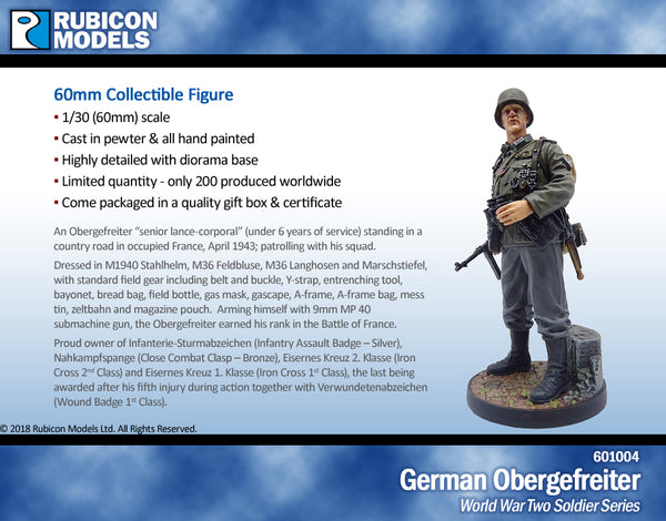 ~German Obergefreiter- Pewter 60mm