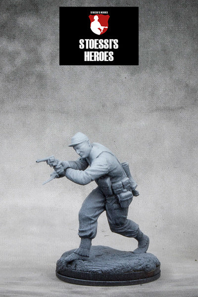 ~Stoessi's Heroes Canadian Devil's Brigade Sergeant - Tommy Prince- Pewter