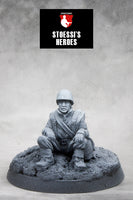~Stoessi's Heroes US Airborne Technician Fourth Grade- Eugene Gilbert Roe, Sr.- Pewter